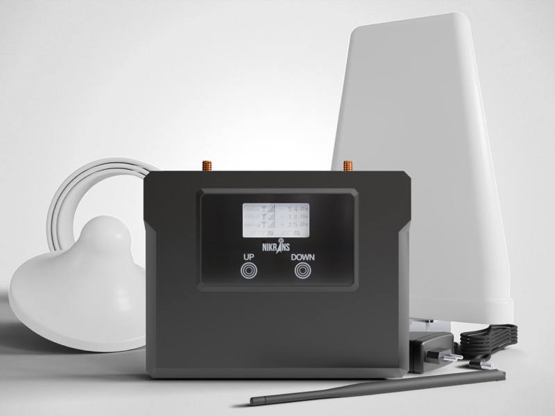  مضخم إ شارات الهاتف الخلوي  Nikrans LCD250-4G-D